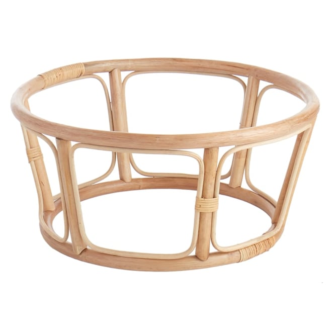 Natural rattan papasan discount chair