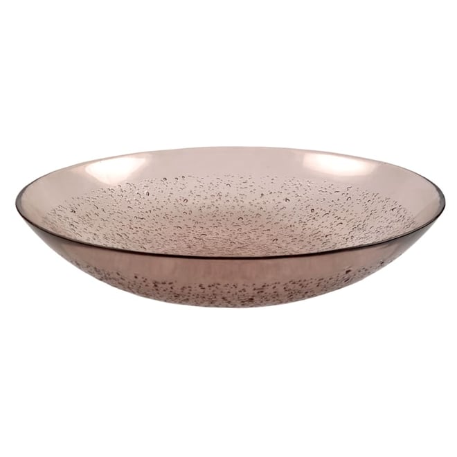 Found & Fable Hammered Aluminum Round Serving Tray, Large