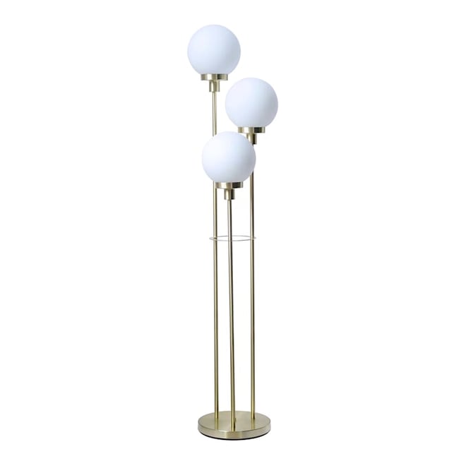 Frosted glass floor deals lamp