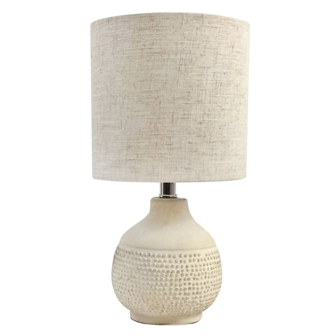 Textured ceramic deals mini accent lamp