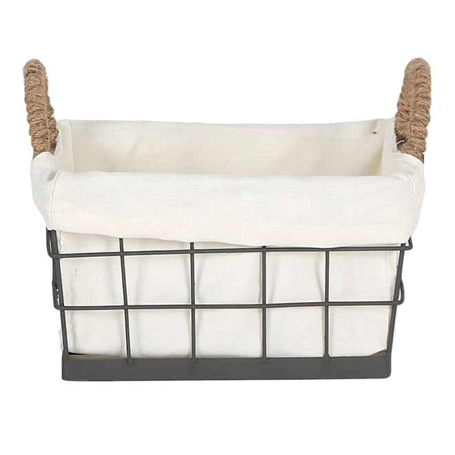 Complete Home Storage Basket - Small White