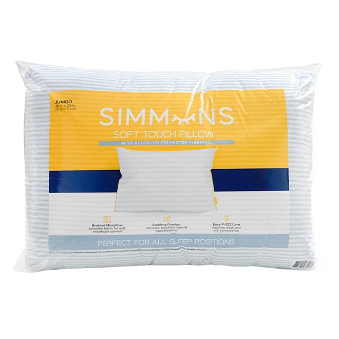 Bed Pillow Insert, Lightweight Soft Brushed Microfiber Polyester