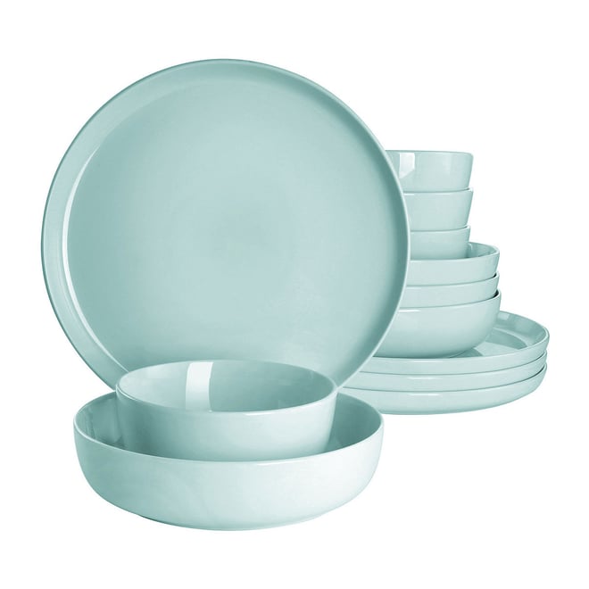 Corelle Boutique Dinnerware, Misty Leaves, 12 Piece - 12 piece