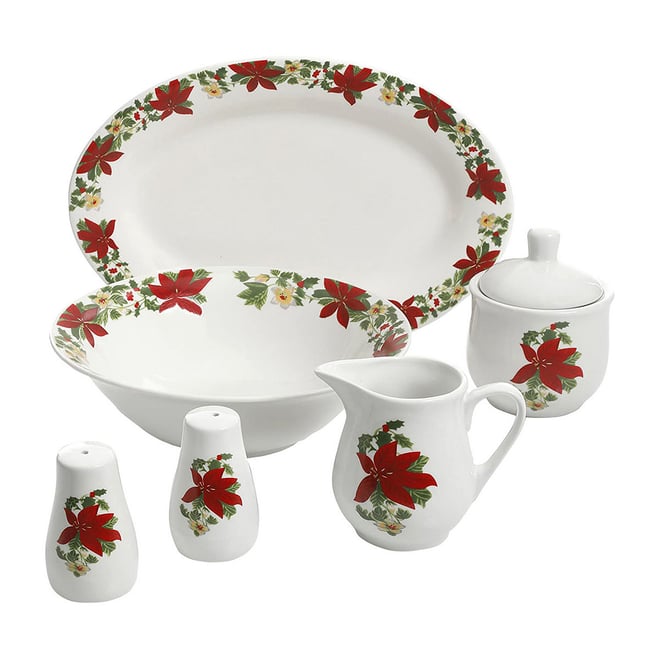 Gibson 4 Piece Condiment Set