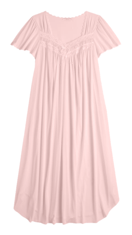 Nylon Tricot Long Nightgown – Miss Elaine Store