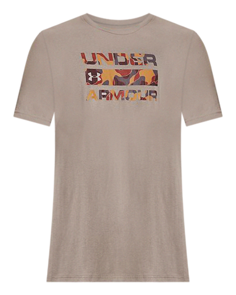 Under Armour Men's Stacked Logo Fill T-Shirt - Gray, Md