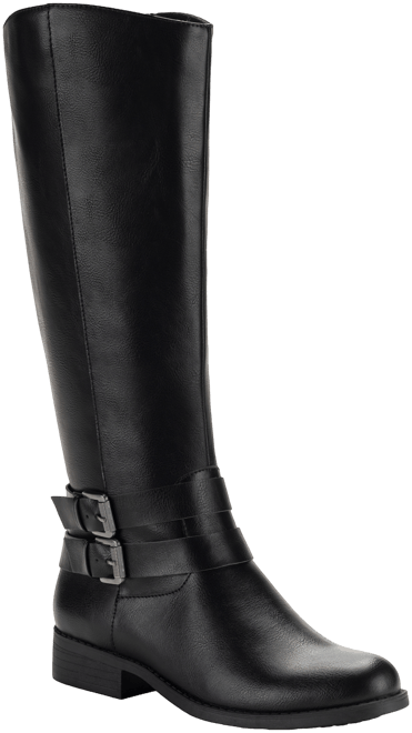 Women s Maliaa Wide Calf Buckled Riding Boots Created for Macy s