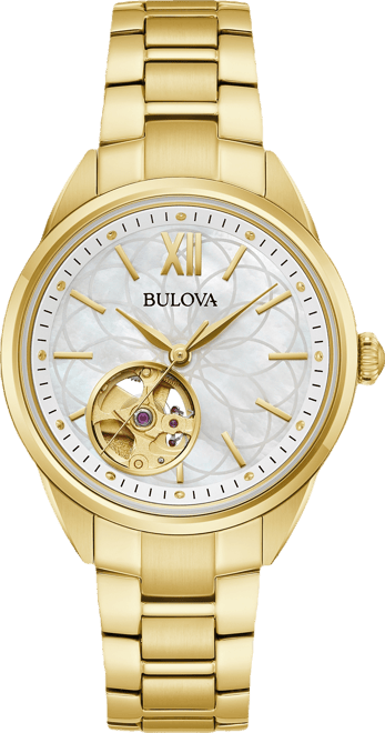 Women's Automatic Classic Sutton Gold-Tone Stainless Steel Bracelet Watch 35mm