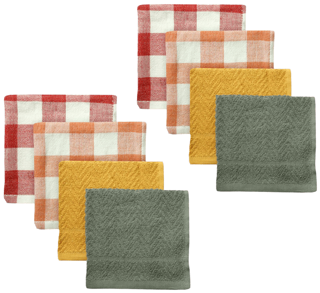 All-Clad Rainfall Plaid Kitchen Towel