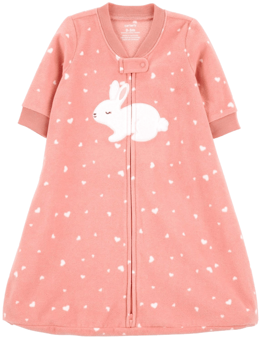 Baby Girl Carter s 2 Way Zip Fleece Sleep Sack