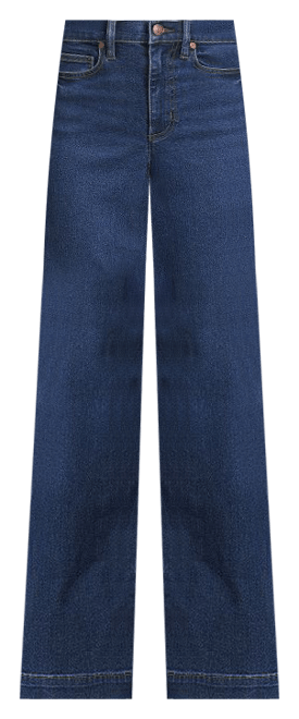 As Is Lands' End Petite 28 Inseam Recover Denim Straight Leg Jeans 