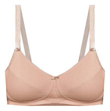 Amoena womens Ruth Cotton Wire-free bras, Nude, 32-34 32-34AA A US
