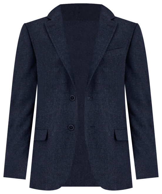 Men's Modern-Fit Solid Herringbone Tweed Sport Coat