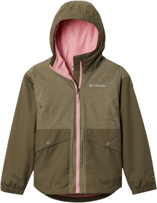 Girls Rainy Trails Fleece Lined Jacket