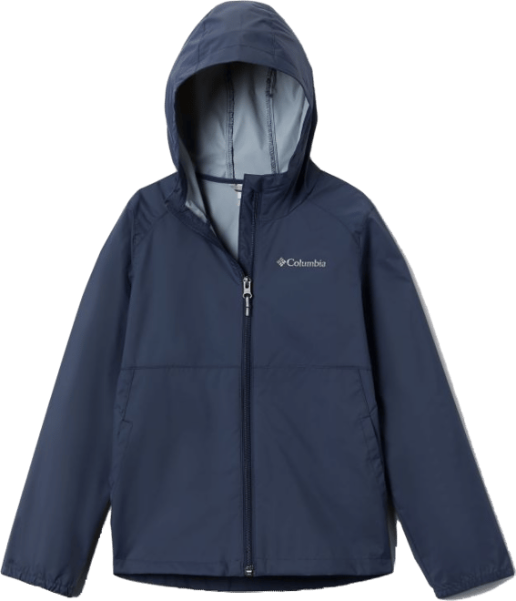 Columbia Jacket Boys Large 14/16 Blue Hooded Omni Heat Outgrown