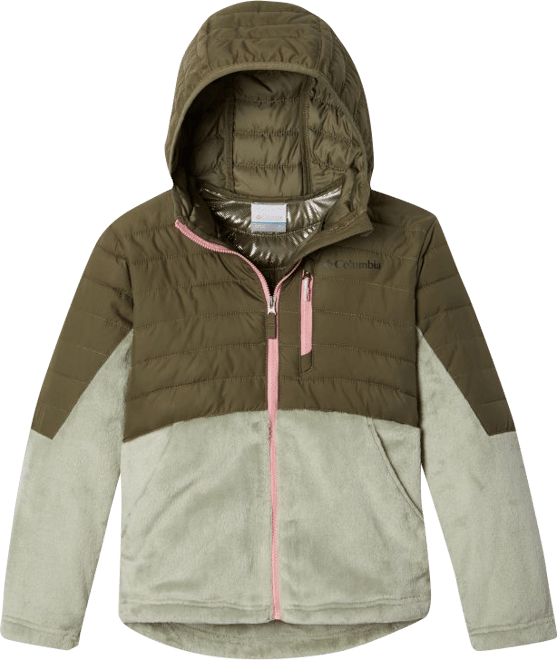 Girls Powder Lite Novelty Hooded Jacket Columbia Sportswear