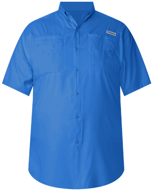 Ropa Columbia Hombre Spain - PFG Tamiami Camisas Azul Marino