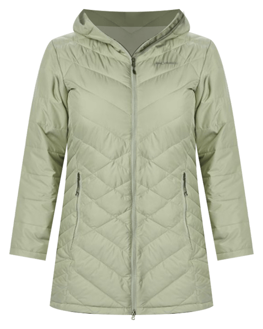 Columbia women's heavenly on sale long hooded jacket reviews