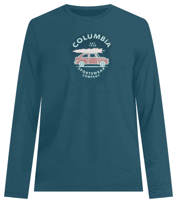 Fishing Shirt SS 372 Columbia Sports Wear Green