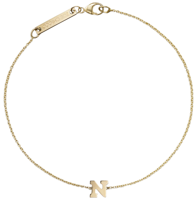 Zoe chicco deals initial bracelet