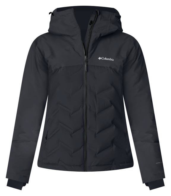 Columbia Womens Grey Grand Trek II Down Jacket