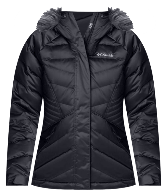 Womens columbia lay hot sale d down jacket