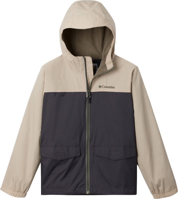 Fleece on sale rain jacket