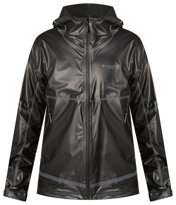 Men's Black Columbia Titanium Hooded Jacket - XL – Rokit