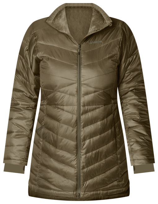 Columbia women's morning light 2024 omni heat long jacket