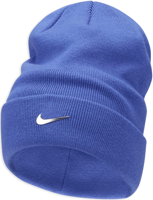 Nike Peak Standard Cuff Metal Swoosh Beanie. Nike DK