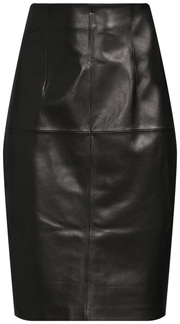 Antonio Melani Samantha Coordinating Leather Pencil Skirt