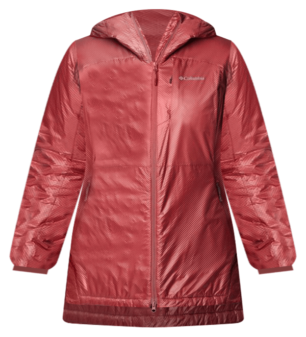 Columbia women's mighty lite hot sale hooded jacket plus size