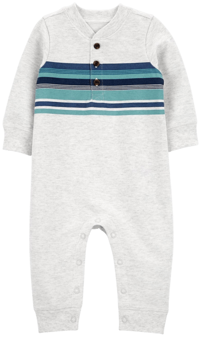 Carter's Just One You® Baby Boys' Dino Striped Romper - Navy Blue 3m :  Target