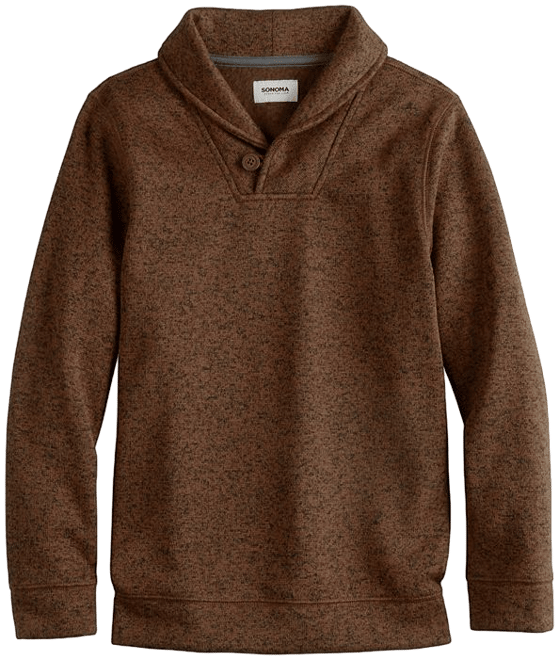 Boys 8-20 Sonoma Goods For Life® Shawl Neck Sweater in Regular
