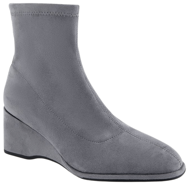 Aerosoles wedge hot sale boots suede