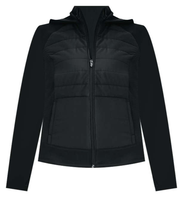 Plus Size Tek Gear® Hooded Mixed-Media Jacket