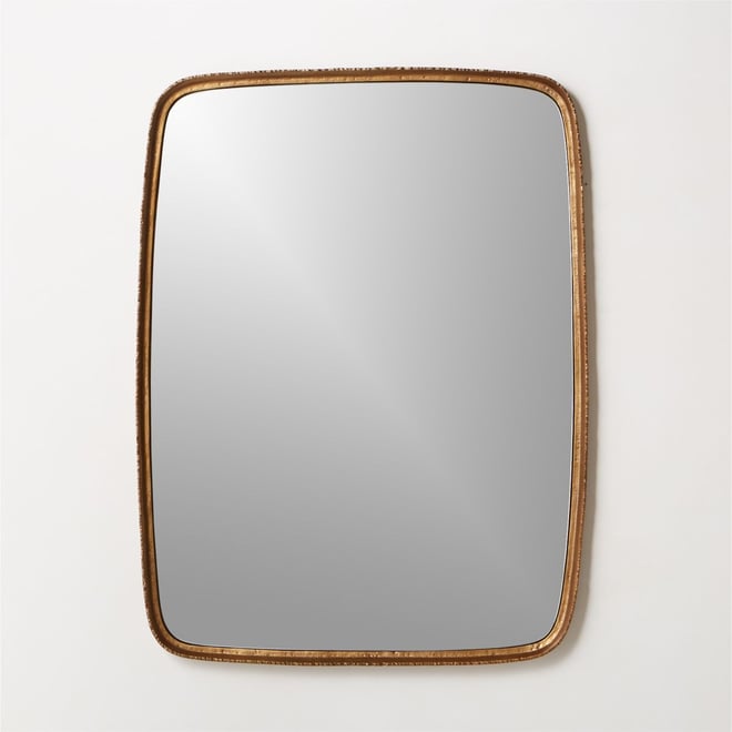 Itabo Brass Rectangular Wall Mirror 36''x48'' + Reviews