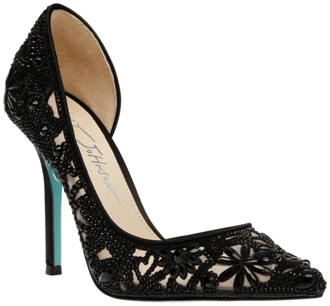 Betsey johnson 2024 rhinestone pumps