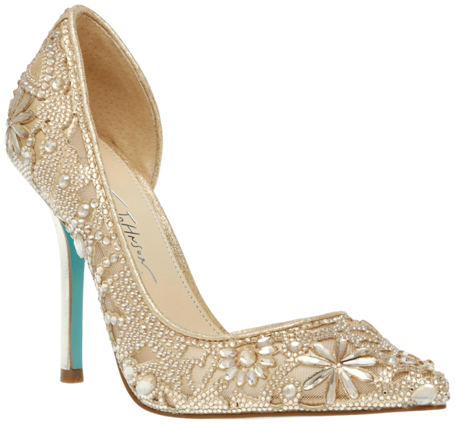 Women High Heels Shoes Fashion Rhinestone Shoes - Gold/Silver/Blue/Bla