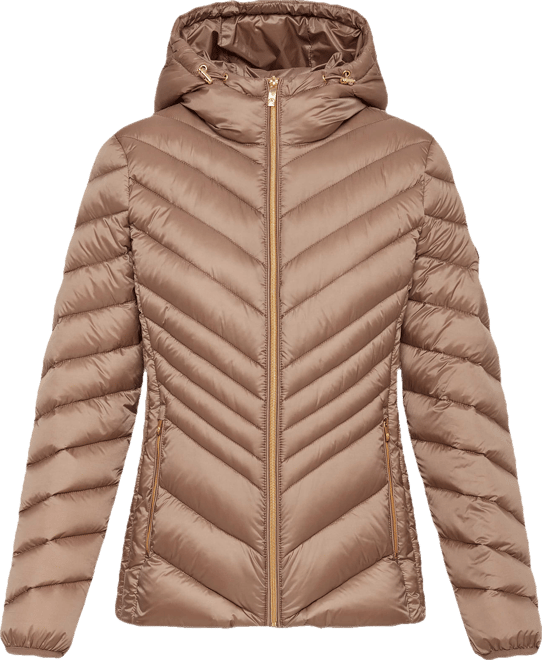 Chevron Packable Puffer Jacket