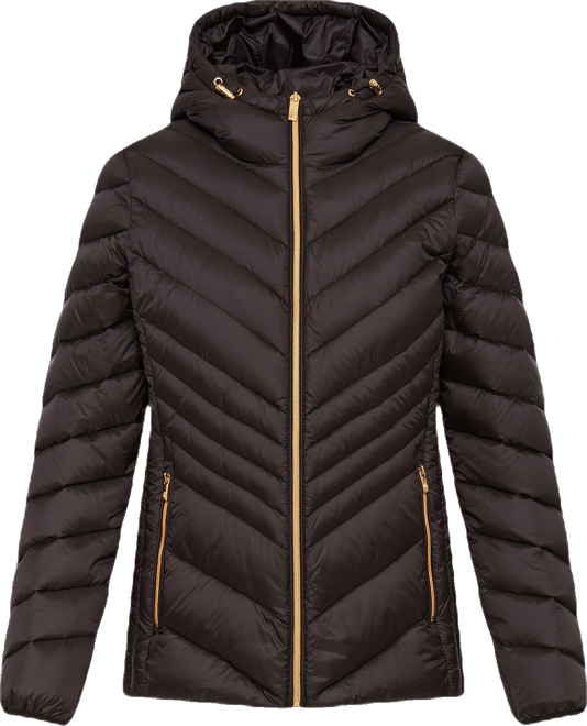 Chevron Packable Puffer Jacket