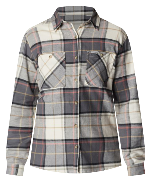 Columbia Women's Clay Hills Stretch Flannel Shirt - XS - White