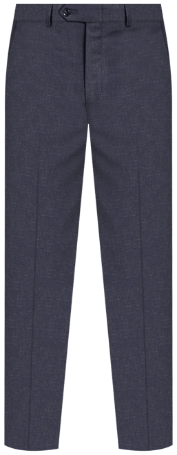 Men's Classic-Fit Wool-Blend Stretch Solid Suit Separates Pant