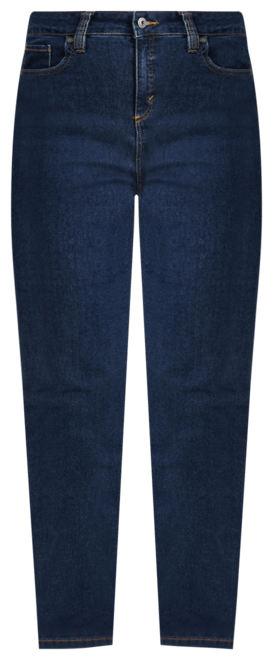 Women's Curvy Straight-Leg High Rise Jeans, Created for Macy's