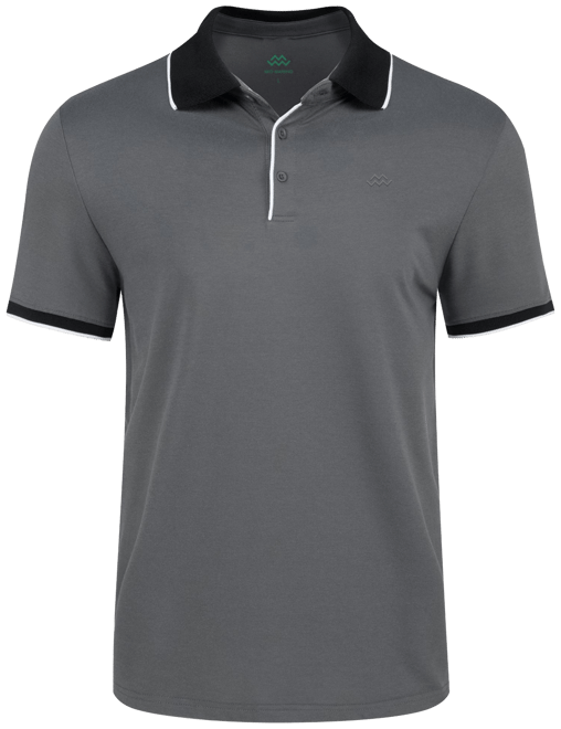 Men's Classic-Fit Cotton-Blend Pique Polo Shirt with Contrast Collar