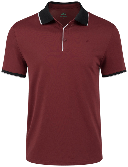 Men's Classic-Fit Cotton-Blend Pique Polo Shirt with Contrast Collar for Big & Tall