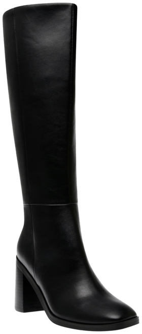Women's Flapper Knee-High Block-Heel Dress Boots