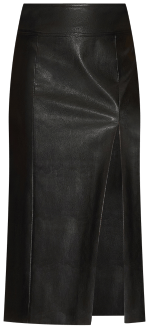 Dante Faux Leather Midi Skirt
