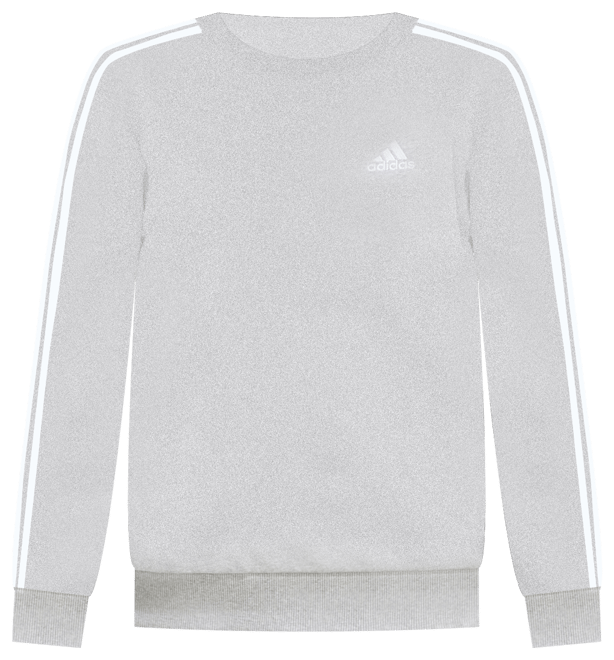 adidas Women's Women's 3-Stripe Cotton Fleece Crewneck Sweatshirt