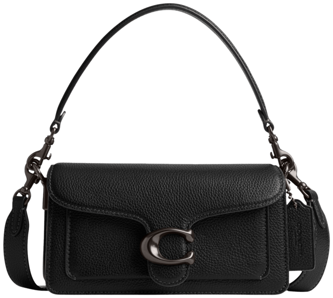 Leather mini shoulder bag